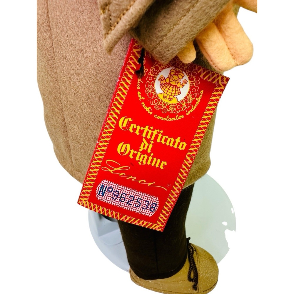 Lenci 'Nanni' Doll In Detective Outfit Handmade Felt Doll #962538 Italy 1980s - Picture 8 of 13